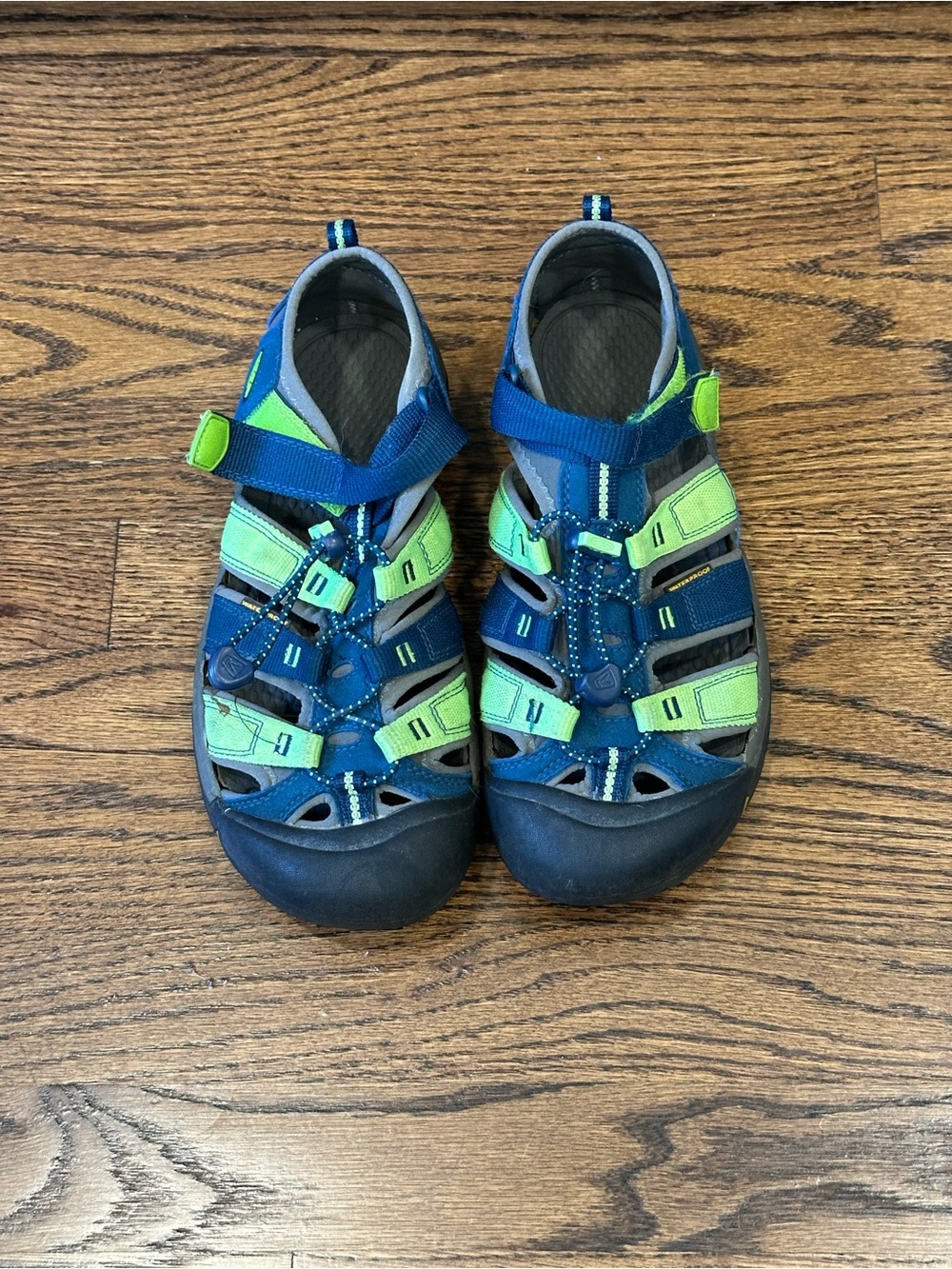 Keen Newport H2 Waterproof Hiking Sandals Blue Green Women 8.5 9 / Youth 7⁠